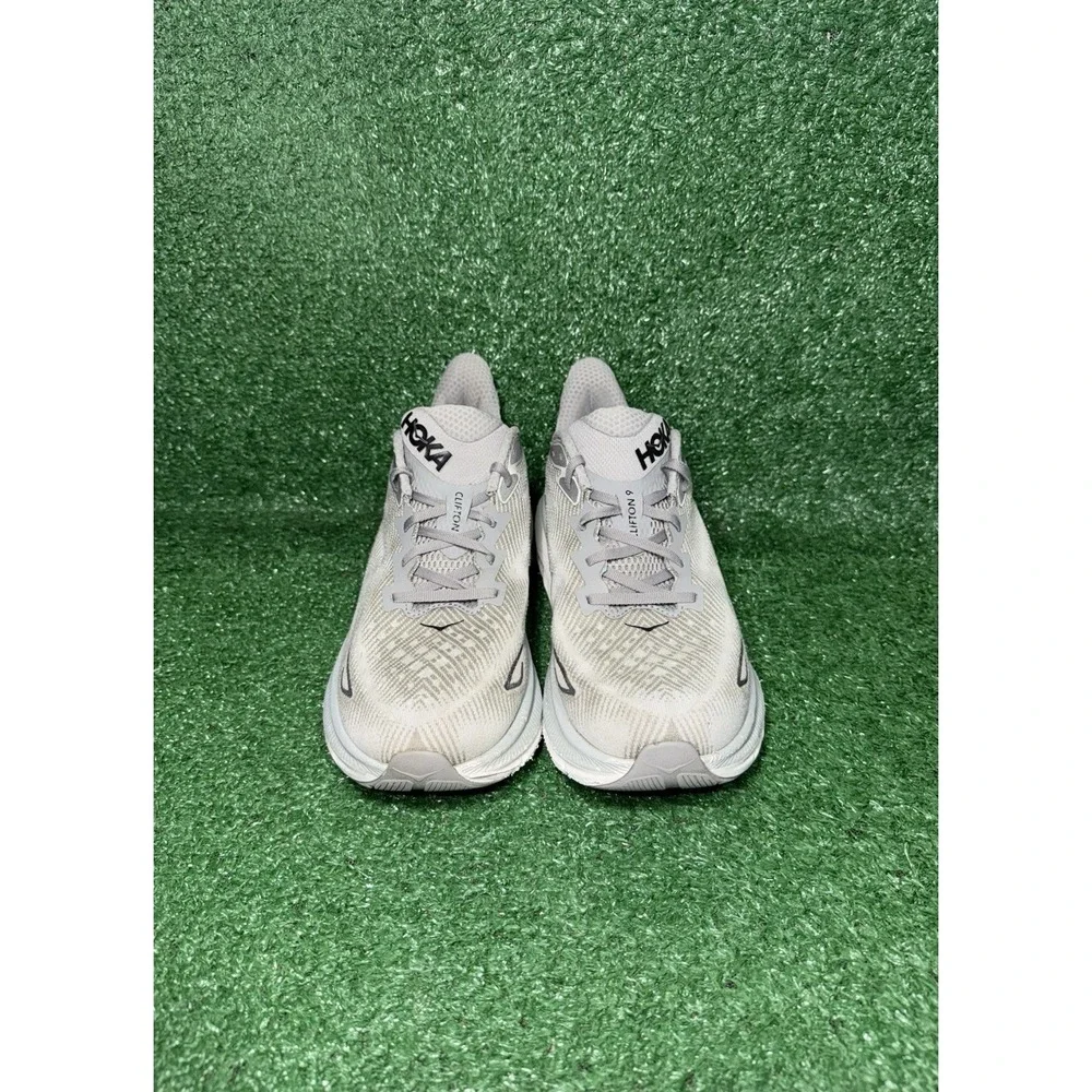 Hoka One One Clifton 9 Mens Size 11.5D Grey Running Shoes Athletic Gym Sneakers